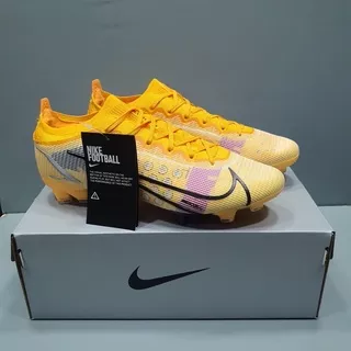 Sepatu Bola Nike Mercurial Vapor 14 Elite Gold Multicolor