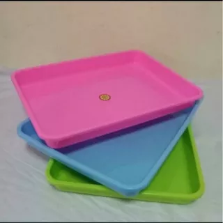 Nampan Plastik Kotak Besar Tantos/ Nampan Plastik Segi Jumbo uk. 40 x 30 cm