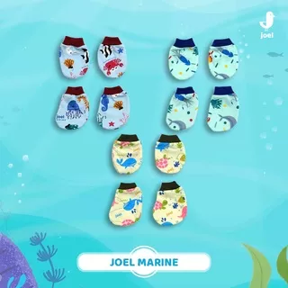 Sarung Tangan Kaki Bayi Rib - Joel Marine Rib Mitten & Socks