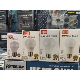 Bohlam Lampu LED / Bulb LED brand APA 3W 5W 7W 9W