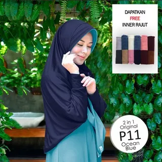 [ BAYAR DITEMPAT (COD) ] Jilbab Instan Bolak Balik Kerudung Polos Pet Antem Khimar Termurah