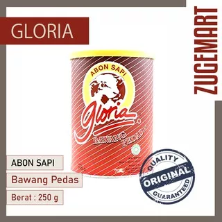 Abon Sapi Gloria / Abon Sapi / Abon Sapi Pedas Gloria / Abon Sapi Bawang Pedas Gloria 250g