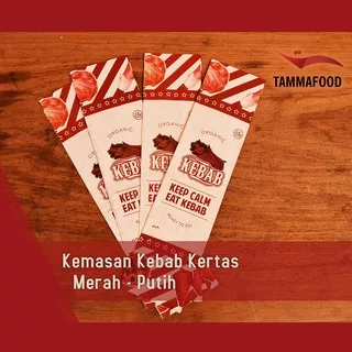 Kemasan Kertas Kebab Merah Murah Meriah