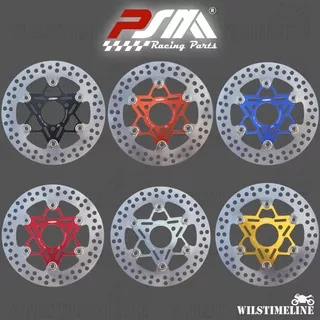 Piringan Cakram PSM Titanium Lubang 3 untuk Yamaha Fazzio/ Yamaha MIO J/ Yamaha MIO GT/ Yamaha MIO M3/ Yamaha Mio Z