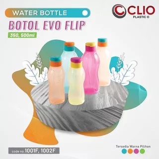 Botol Minum Clio Clip 350 ML - Botol Minum - Tempat Air Minum - Botol Minum Souvenir - Botol Murah