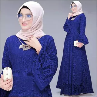 Yunita Dress / Gamis Muslim / Terbaru Kekinian / Dress Wanita Murah / Elly Fashion