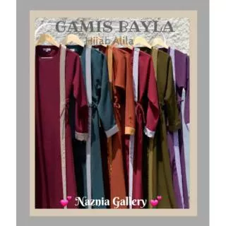 New Gamis Bayla HIJAB ALILA | Daily Gamis Abaya Syari Simpel | Abaya Muslimah Busui & Wudhu Friendly