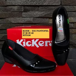 Ready|stock ? sepatu pantofel cewek kickers  sales kerja kantor wanita kampus populer ----