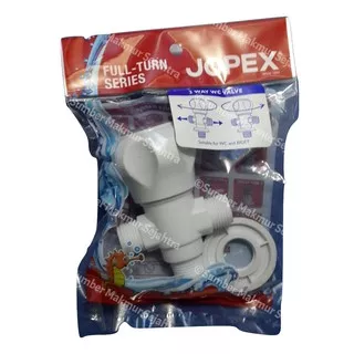 Stop Kran Jopex Bidet Toilet Plastik / Keran Kloset Cabang 2 - 2WC 05W