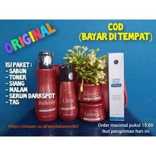 COD Paket Flek+Bekas Jerawat Paket Basic+serum Darkspot LC BEAUTY Cream KF Skin Care KFSkin Ori