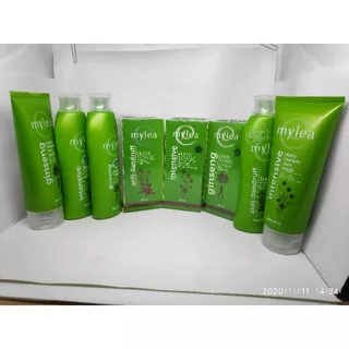 Mylea Green Hair Tonic Shampoo Instant Hair Mask Intensive Ginseng Anti Dandruff 200 / 150 ml