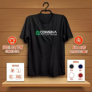 Kaos / Baju / Tshirt Outdoor Consina v.1 / KAOS PENDAKI / KAOS GUNUNG / KAOS DISTRO KEREN MURAH