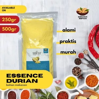 Essence Durian 250gram 500gram 1kg Durian Bubuk Durian Premium Essence Essen Duren Topping Minuman Kekinian Perasa Makanan Bahan Kue Essence JM Premiun Bubuk Minuman Rasa Bubuk Premium Essence Makanan Bahan Pembuat Kue Essence Kue