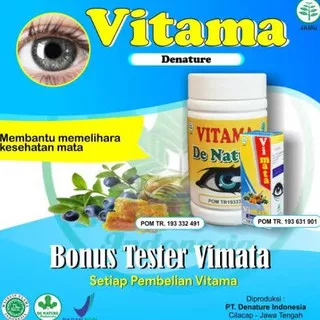 Obat mata merah herbal Vitama de nature / Obat iritasi mata / obat mata katarak kabur rabun jauh / mata berkabut / mata minus ampuh