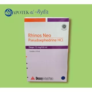 Rhinos Neo drop / Rhinos Junior sirup, obat pilek anak 10ml