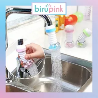 BiruPink Sambungan Kran Air Flexsible Filter Keran Splash Shower  Wastafel Dapur Hemat Air BT055