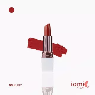 Iomi Moisture Matte Lipstick 03 Ruby - Lipstik