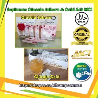 Glucola Sakura Asli MCI - Glucola Gold Asli Original MCI - Suplemen Untuk Kesehatan & Pemutih Kulit