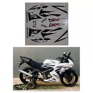 STRIPNG STIKER KAWASAKI NINJA RR SE 2012 2013 PUTIH