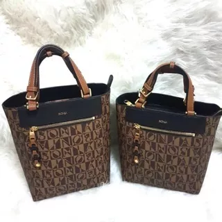 Jual SALE!! TAS MONOGRAM BONIA BLACK ORIGINAL 100%