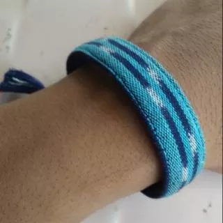 Gelang Tenun Etniik Satu lilit Tali Prusik