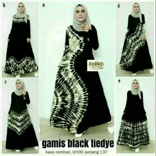 Gamis tiedye monokrom gamis kaos gamis murah gamis batik gamis hamil gamis muslim gamis syar`i