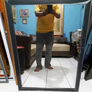 Kaca cermin tembok minimalis 60x90 full kaca