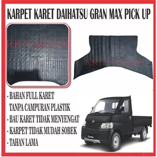 KARPET KARET LANTAI CABIN MOBIL GRANMAX GRAN MAX PICK UP atau PICKUP DEPAN / Karpet Grand Max Pick Up / Karpet Karet Gran Max Bagian Depan / Karpet Gran Max Depan / Karpet Grand Max Depan