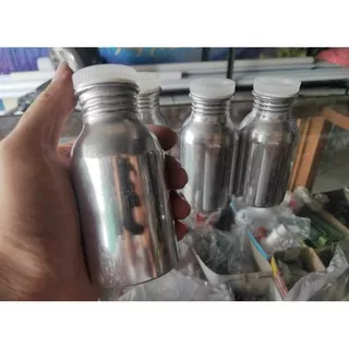 botol aluminium 100ml , botol aluminium baru , bibitparfum , botol kaleng baru