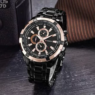 Jam Tangan Pria  Anti Air Currenos Curren 8023 Jam Tangan Pria Chrono Tidak Aktif  Best Seller