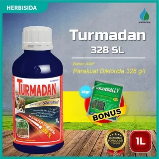 Turmadan 328 SL 1 Liter Herbisida Pestisida Pembasmi Gulma Tanaman Karet (TBM)