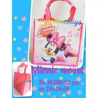 12pcs Tas ulang tahun minnie mouse/souvenir ultas
