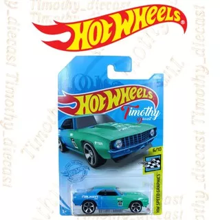 HOT WHEELS COPO CAMARO BIRU FALKEN TIMOTHY DIECAST LOTE K 2021