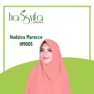 Jilbab Instant Hudaiva Morocco Peach HM005