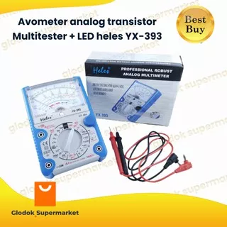 Avometer analog transistor Multitester + LED heles YX-393 YX393