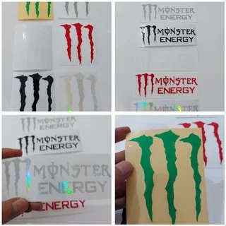 STIKER MOTOR LOGO MONSTER CUTTING VIRAL VARIASI MOTOR,HELM,MOBIL 2021