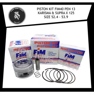 PISTON KIT KARISMA SUPRA X 125 FIM40 FIM 40 PIN 13