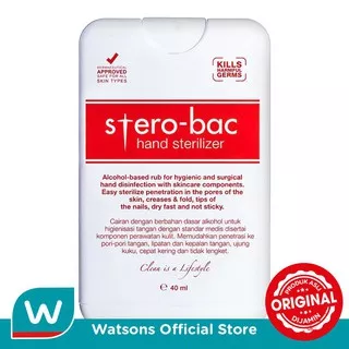 Sterobac Hand Sterilizer 40ml