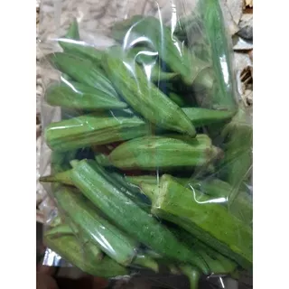 sayur okra berat 1kg