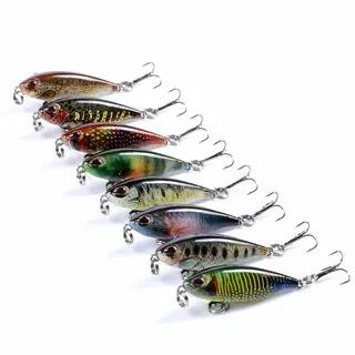 Shengyao 1Pcs Mini Sinking Pencil Minnow Umpan Pancing Fishing Lure 48mm 3.4g Swimbait Ikan Bass Bait Kail