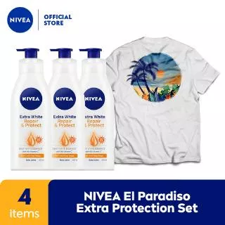 [Shopee Exclusive] NIVEA El Paradiso Extra Protection Set + Souvenir Shirt