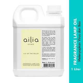 Ailia Fragrance Oil for Lampe Parfum - LILY OF THE VALLEY 1 Liter - Melenyapkan Virus & Bau