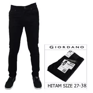 CELANA PANJANG JEANS PRIA STREET GIORDANO PENSIL SUPER SKINNY