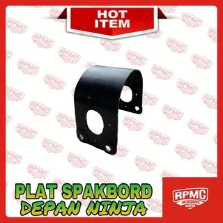 PLAT SPAKBOR DEPAN NINJA RR DUDUKAN TATAKAN BRAKET BESI SLEBOR DEPAN KAWASAKI NINJA CB GL MEGAPRO TIGER UNIVERSAL