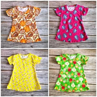 Dress Lengan Bayi Dress Harian Anak Daster Harian Anak Daster Bayi 1 tahun