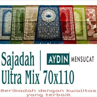 SAJADAH AYDIN ULTRA MIX atau AYDIN SP MIX MADE IN TURKI UK 70X110 TERMURAH