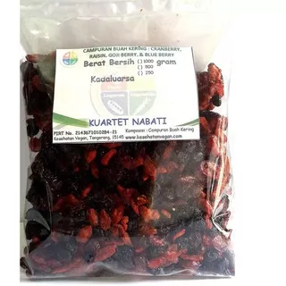 ? TOP PRODUK 500gr Campuran Buah Kering Cranberry, Raisin, Goji Berry, & Blue Berry CDD2 ..