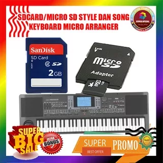 SDCARD Style Song Keyboard Korg Micro Arranger PA50SD Plus Bonus Style Song Lainnya siap manggung