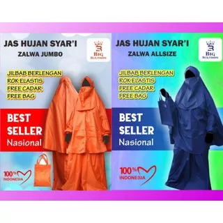 Jas hujan /Mantel gamis / Jubah akhwat Muslimah Syar`i