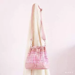 Enka Tweed Bag Rose (Sling Bag & Handbags) - By Mady